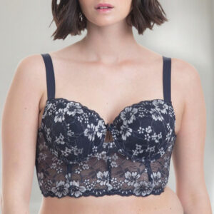 Sosten Encaje & Powernet Con Soft Lady Genny + Size S-009c