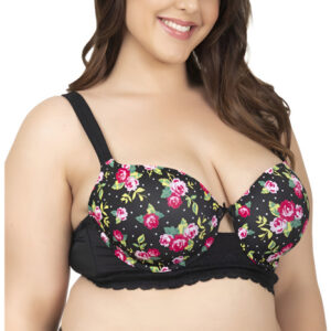 Bralette Mujer Encaje Y Microfibra Lady Genny + Size S-181c