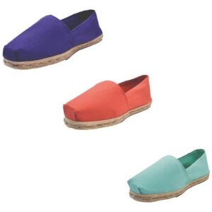 Tripack Alpargata Morado, Terracota Y Turquesa
