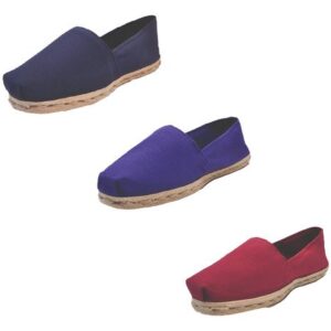 Tripack Alpargata Azul Marino, Morado Y Burdeo