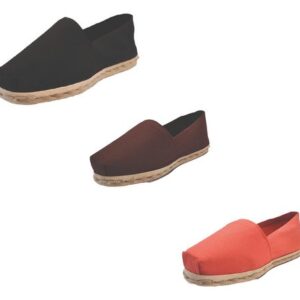 Tripack Alpargata Negro, Café Y Terracota