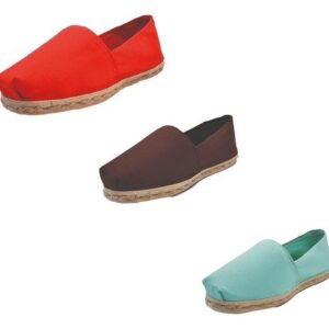 Tripack Alpargata Rojo, Café Y Turquesa