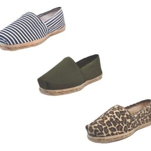 Tripack Alpargata Ray Azu/blan, Verde Militar Y Anim Prin