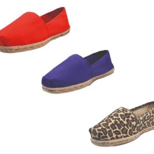 Tripack Alpargata Rojo, Morado Y Animal Print
