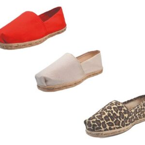Tripack Alpargata Rojo, Crudo Y Animal Print