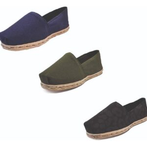 Tripack Alpargata Azul Marino, Verde Militar Y Ani Pr Neg
