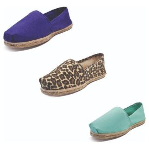 Tripack Alpargata Morado, Anim Prin Ng Y Turquesa