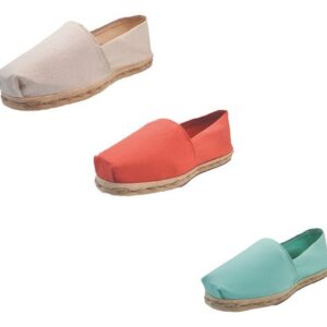 Tripack Alpargata Crudo, Terracota Y Turquesa