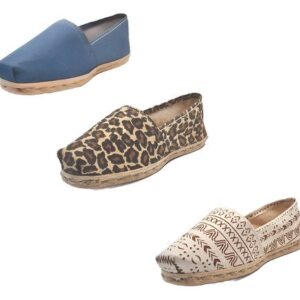 Tripack Alpargata Mezclilla, Animal Print Y Crudo Étnico