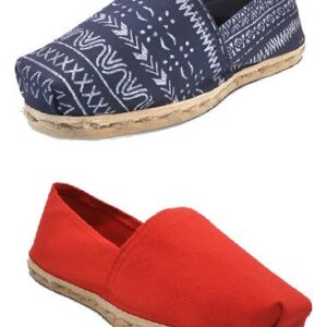 Pack Alpargata Rojo - Azul Étnico