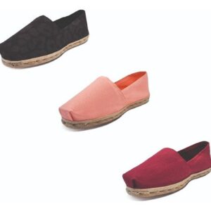 Tripack Alpargata Anim Prin Ng, Coral Y Burdeo