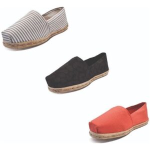Tripack Alpargata Ray Gr/blan, Anim Prin Ng Y Terracota