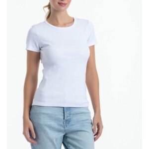Camiseta Cotton Rib Manga Corta Lady Genny K-727