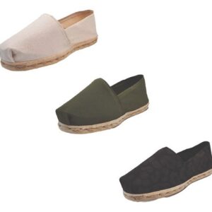 Tripack Alpargata Crudo, Verde Militar Y Anim Print Ng