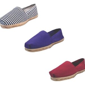 Tripack Alpargata Ray Azu/blan, Morado Y Burdeo