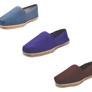 Tripack Alpargata Mezclilla, Morado Y Café