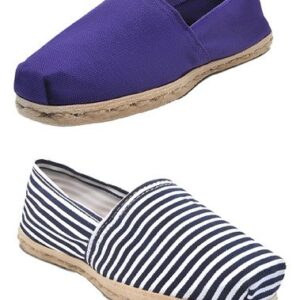 Pack Alpargata Rayado Azul/blanco - Morado