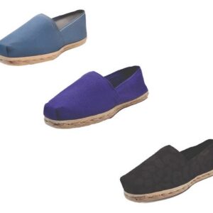 Tripack Alpargata Mezclilla, Morado Y Animal Print Negro