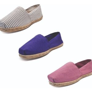 Tripack Alpargata Ray Gr/blan, Morado Y Jacarandá
