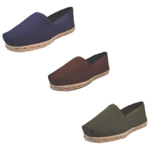 Tripack Alpargata Azul Marino, Café Y Verde Militar