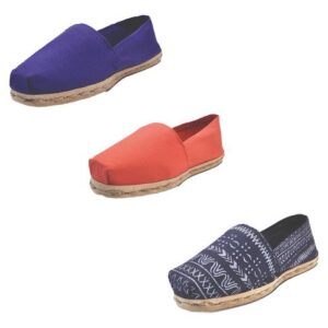 Tripack Alpargata Morado, Terracota Y Azul Étnico