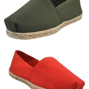 Pack Alpargata Rojo - Verde Militar