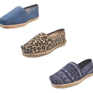 Tripack Alpargata Mezclilla, Animal Print Y Azul Étnico