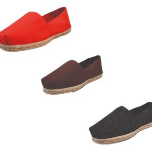 Tripack Alpargata Rojo, Café Y Animal Print Negro
