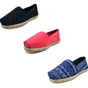 Tripack Alpargata Anim Prin Ng, Terracota Y Azul Étnico