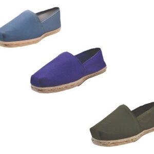 Tripack Alpargata Mezclilla, Morado Y Verde Militar