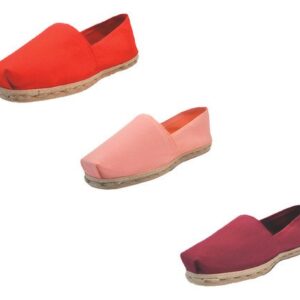 Tripack Alpargata Rojo, Coral Y Burdeo