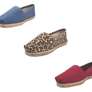 Tripack Alpargata Mezclilla, Animal Print Y Burdeo