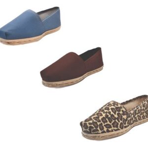 Tripack Alpargata Mezclilla, Café Y Animal Print