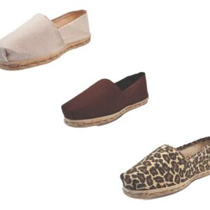 Tripack Alpargata Crudo, Café Y Anim Print