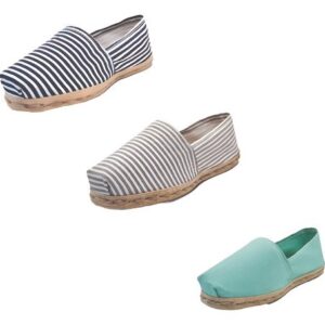 Tripack Alpargata Ray Azu/blan, Ray Gr/blan Y Turquesa