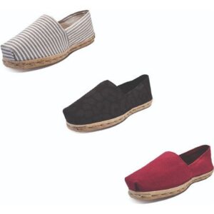 Tripack Alpargata Ray Gr/blan, Anim Prin Ng Y Burdeo