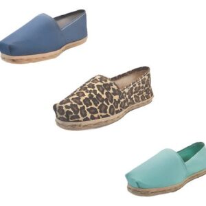 Tripack Alpargata Mezclilla, Animal Print Y Turquesa