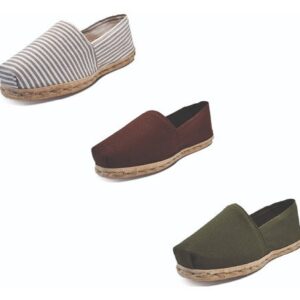 Tripack Alpargata Ray Gr/blan, Café Y Verde Militar