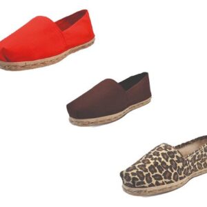 Tripack Alpargata Rojo, Café Y Animal Print