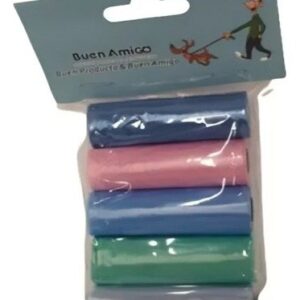 Bolsas Para Desechos De Perros -5 Rollos (75 Bolsas)