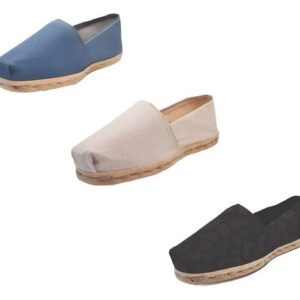 Tripack Alpargata Mezclilla, Crudo Y Animal Print Negro