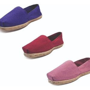Tripack Alpargata Morado, Burdeo Y Jacarandá