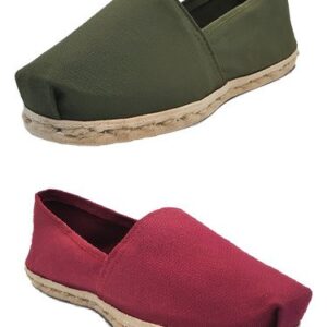 Pack Alpargata Verde Militar - Burdeo
