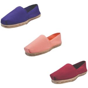 Tripack Alpargata Morado, Coral Y Burdeo