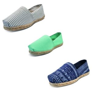 Tripack Alpargata Ray Gr/blan, Turquesa Y Azul Étnico