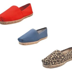 Tripack Alpargata Rojo, Mezclilla Y Animal Print
