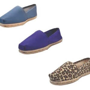 Tripack Alpargata Mezclilla, Morado Y Animal Print
