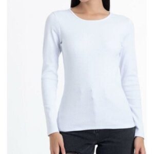 Camiseta Mujer Lady Genny K-725 Cotton Rib Manga Larga