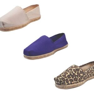 Tripack Alpargata Crudo, Morado Y Animal Print
