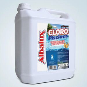 Pack 2 Cloros Piscina Liquido Albalux Bidon 5 Litros C/u